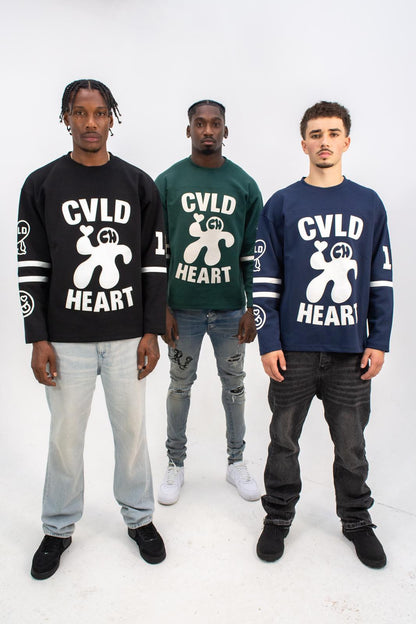 CVLD HEART LONG SLEEVE JERSEY - BLACK