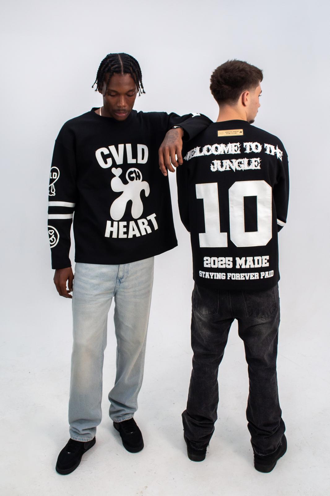 CVLD HEART LONG SLEEVE JERSEY - BLACK