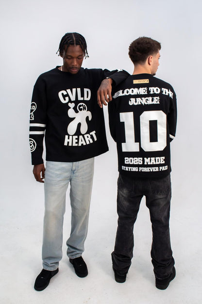 CVLD HEART LONG SLEEVE JERSEY - BLACK