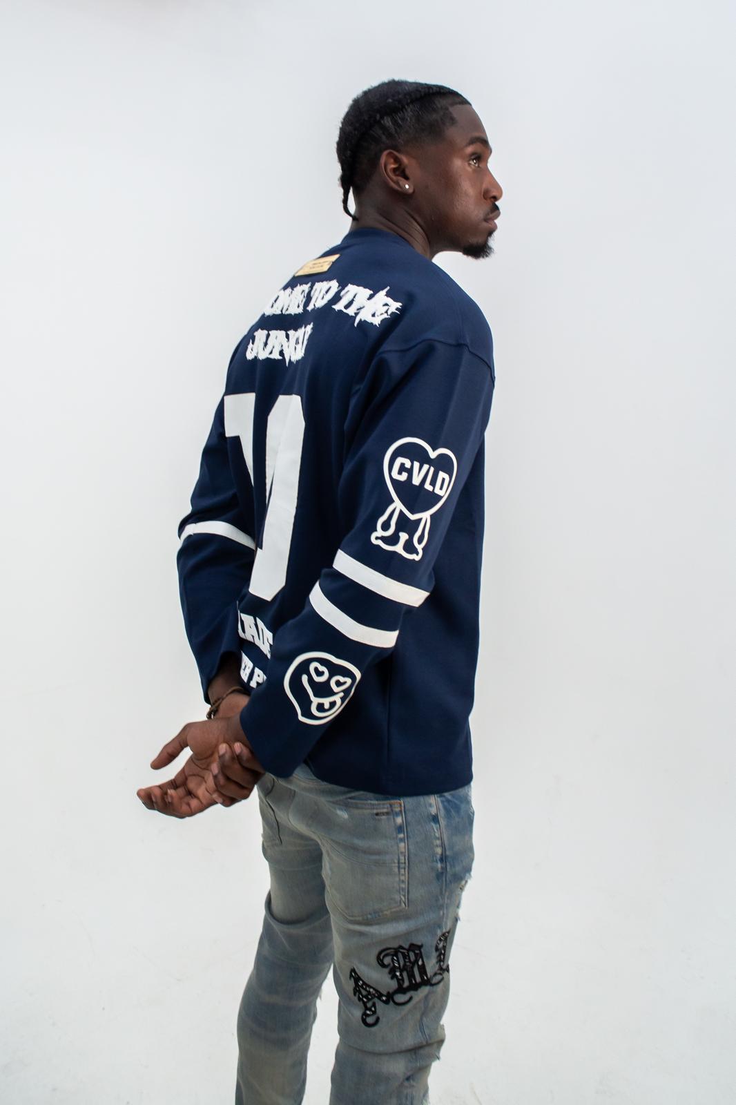 CVLD HEART LONG SLEEVE JERSEY - NAVY