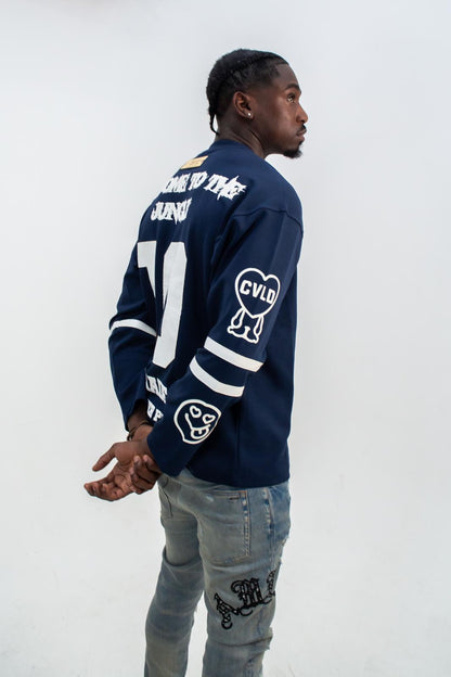 CVLD HEART LONG SLEEVE JERSEY - NAVY