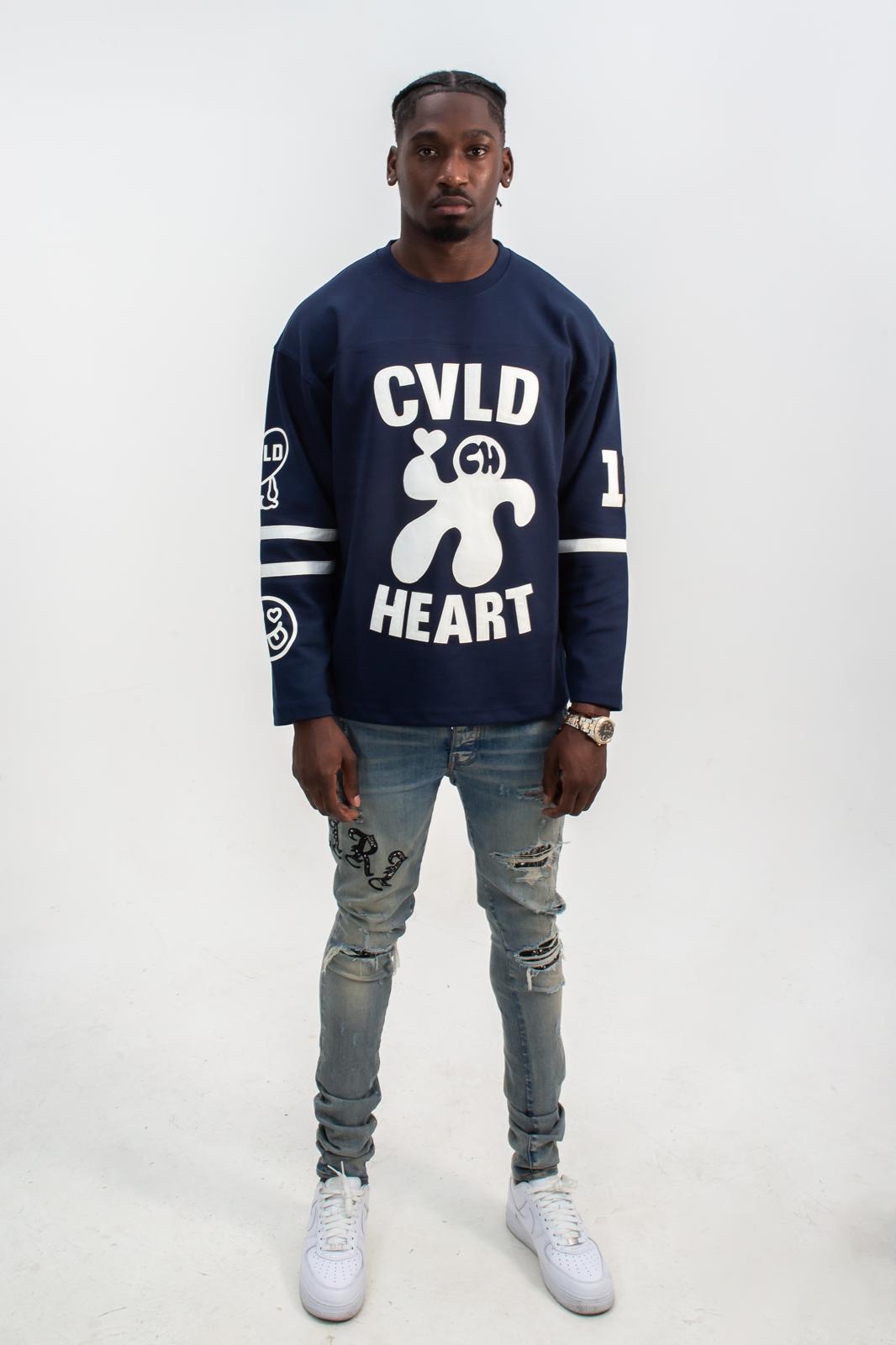 CVLD HEART LONG SLEEVE JERSEY - NAVY