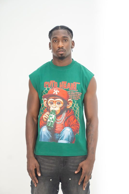 S t shirt - green