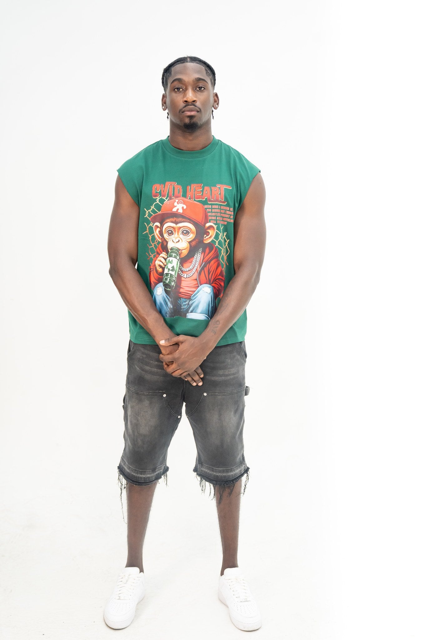S t shirt - green