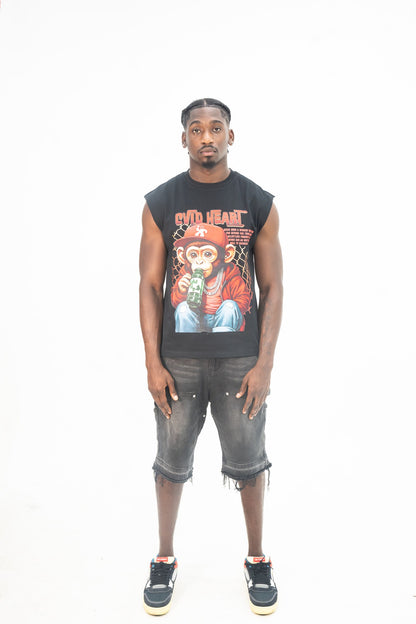 Black short-sleeve
