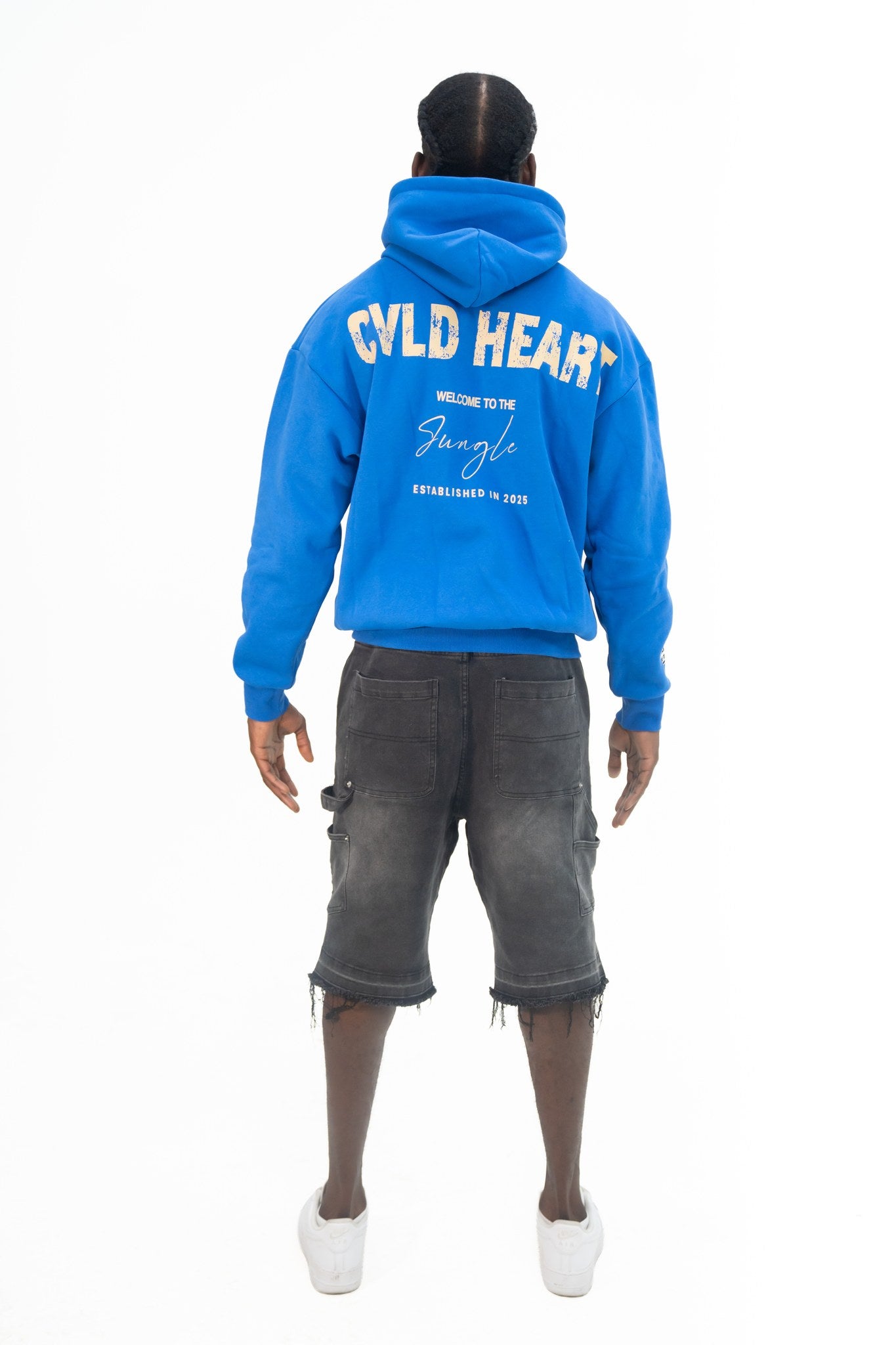 WELCOME TO THE JUNGLE HOODIE - BLUE