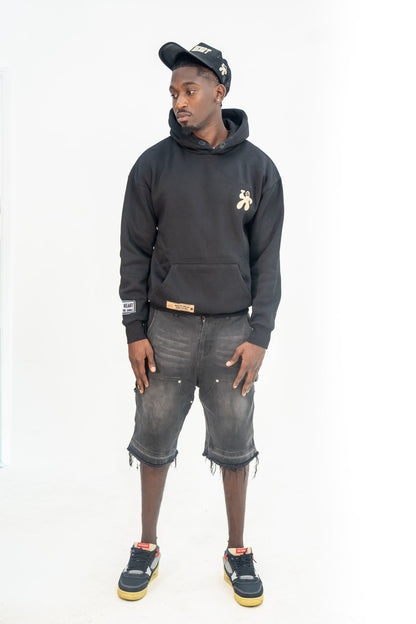 WELCOME TO THE JUNGLE HOODIE - BLACK