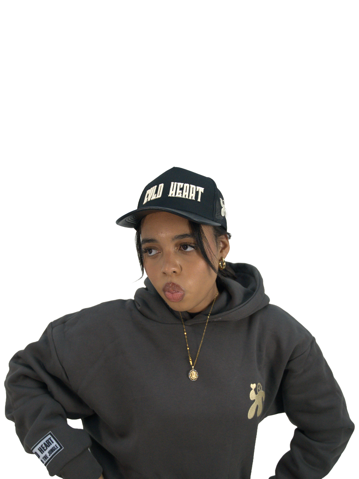 CVLD HEART TRUCKER CAP