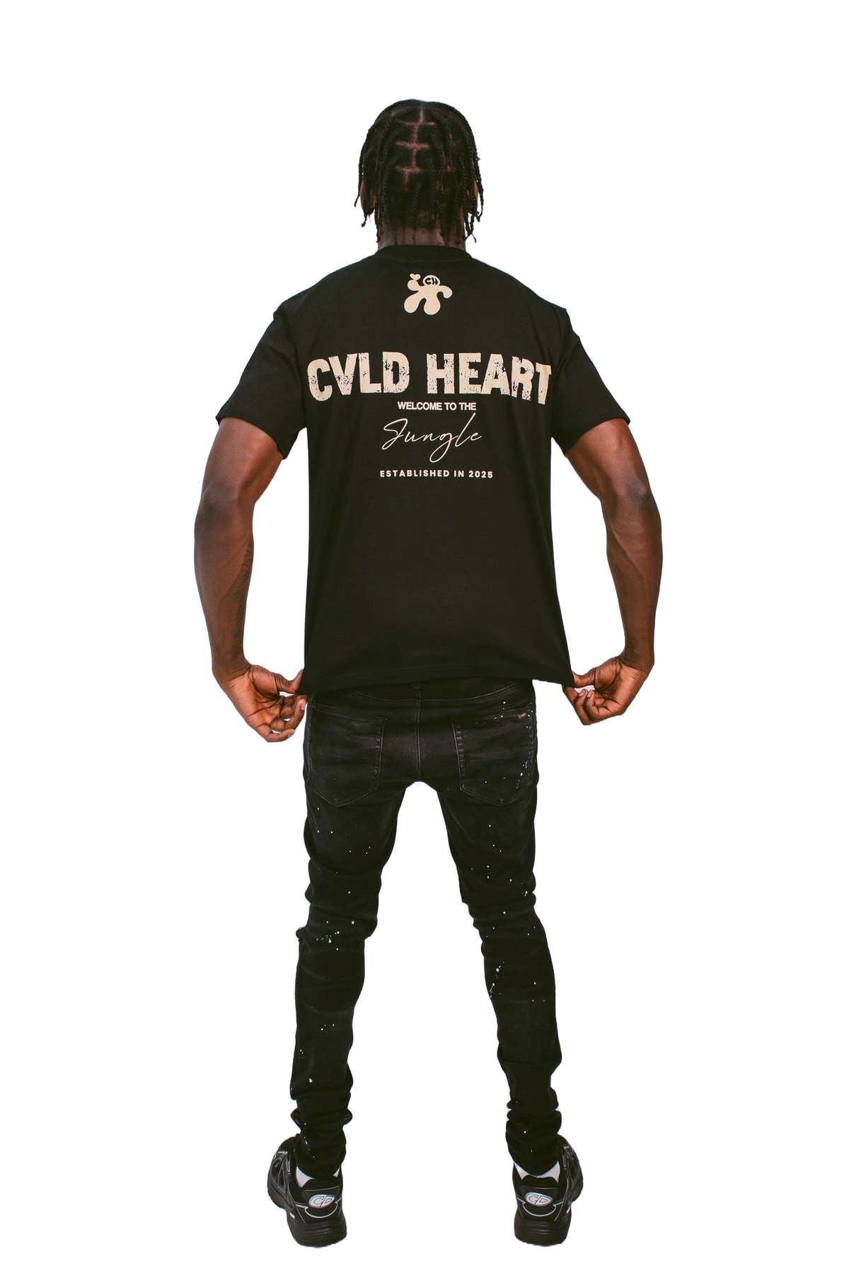 MASKED CAESAR T-SHIRT - BLACK