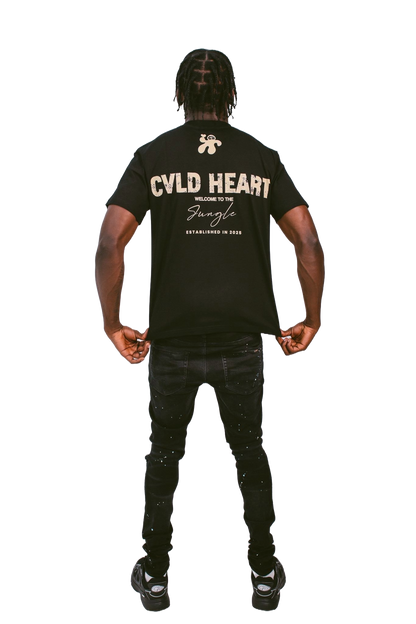 MASKED CAESAR T-SHIRT - BLACK
