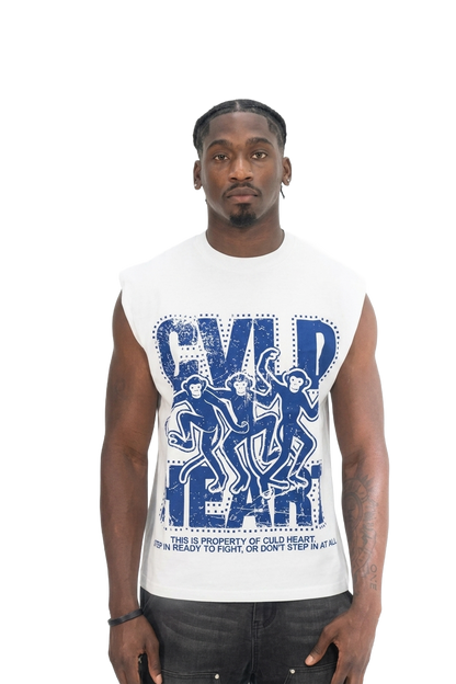 CVLD HEART FIGHTING MONKEYS - BLUE