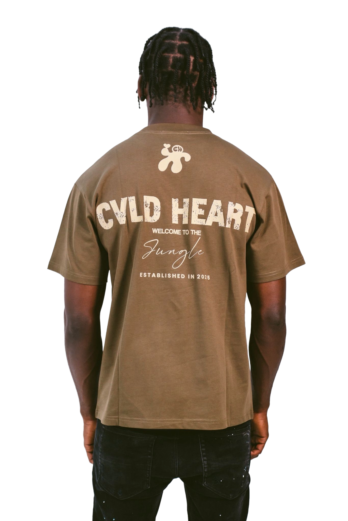 MASKED CAESAR T-SHIRT - BROWN