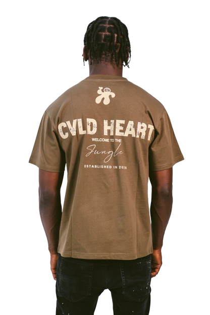 MASKED CAESAR T-SHIRT - BROWN