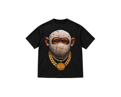 MASKED CAESAR T-SHIRT - BLACK