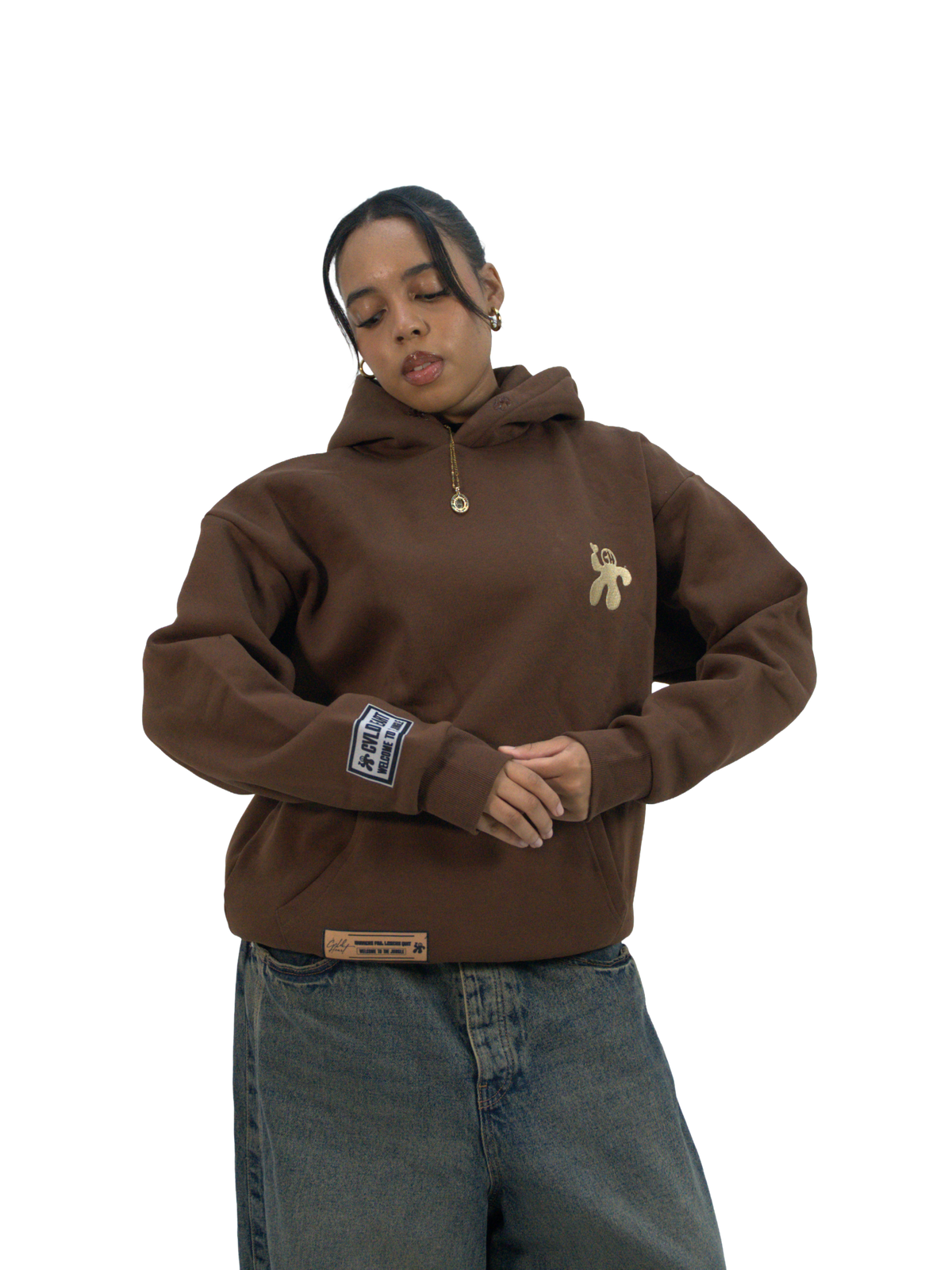 CVLD HEART CLASSIC HOODIE - BROWN
