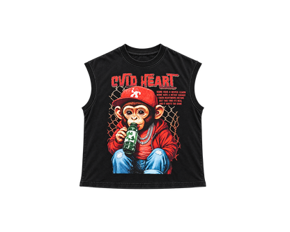 CVLD HEART BABY MONKEY - BLACK