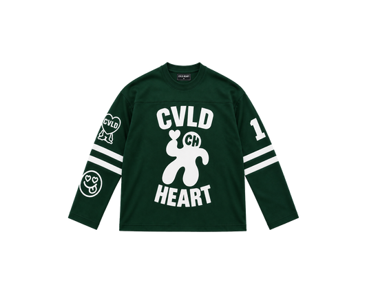 CVLD HEART LONG SLEEVE JERSEY - GREEN