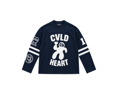 CVLD HEART LONG SLEEVE JERSEY - NAVY