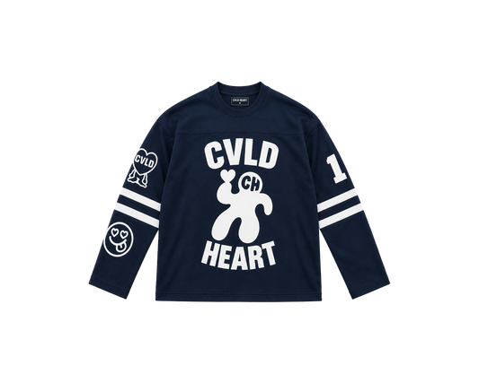 CVLD HEART LONG SLEEVE JERSEY - NAVY