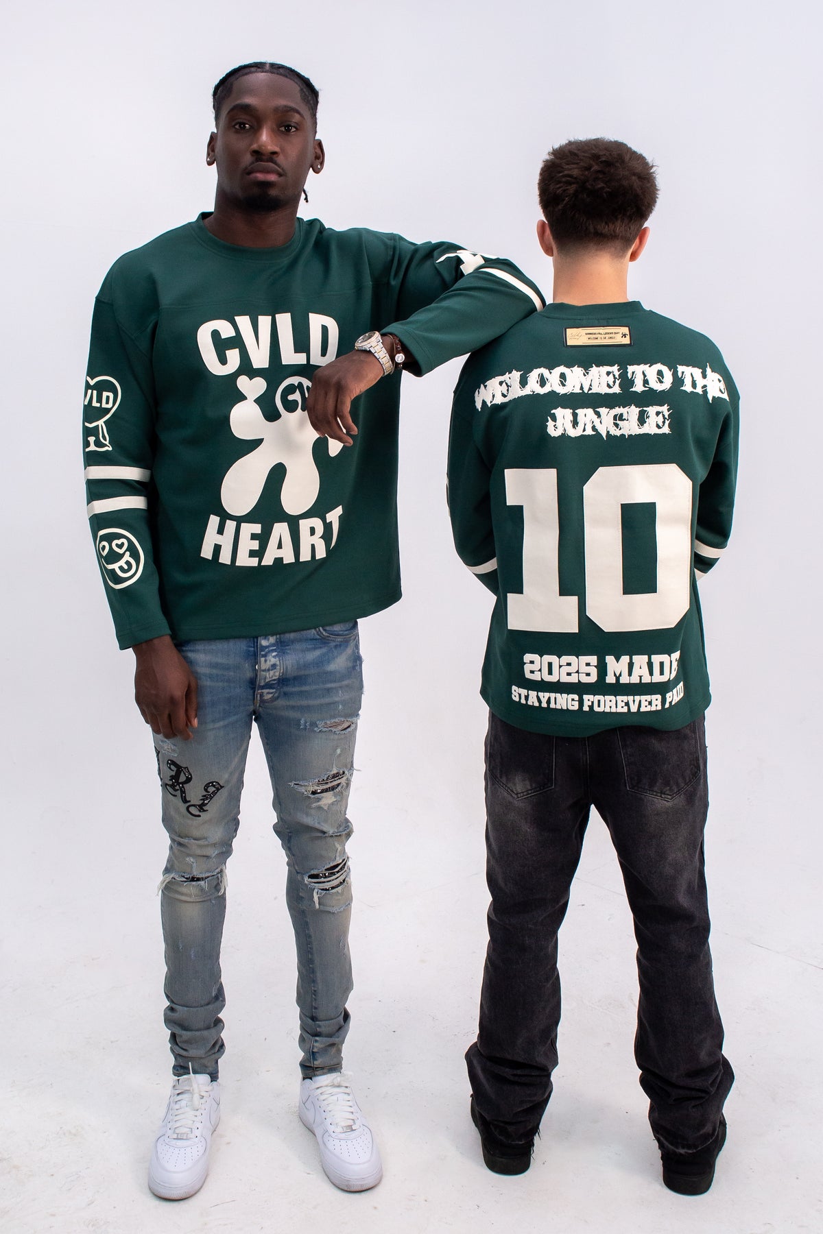CVLD HEART LONG SLEEVE JERSEY - GREEN
