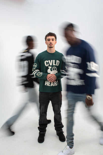 CVLD HEART LONG SLEEVE JERSEY - GREEN
