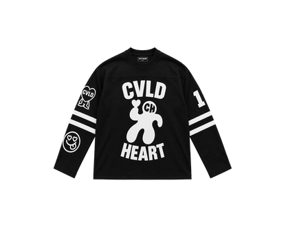 CVLD HEART LONG SLEEVE JERSEY - BLACK